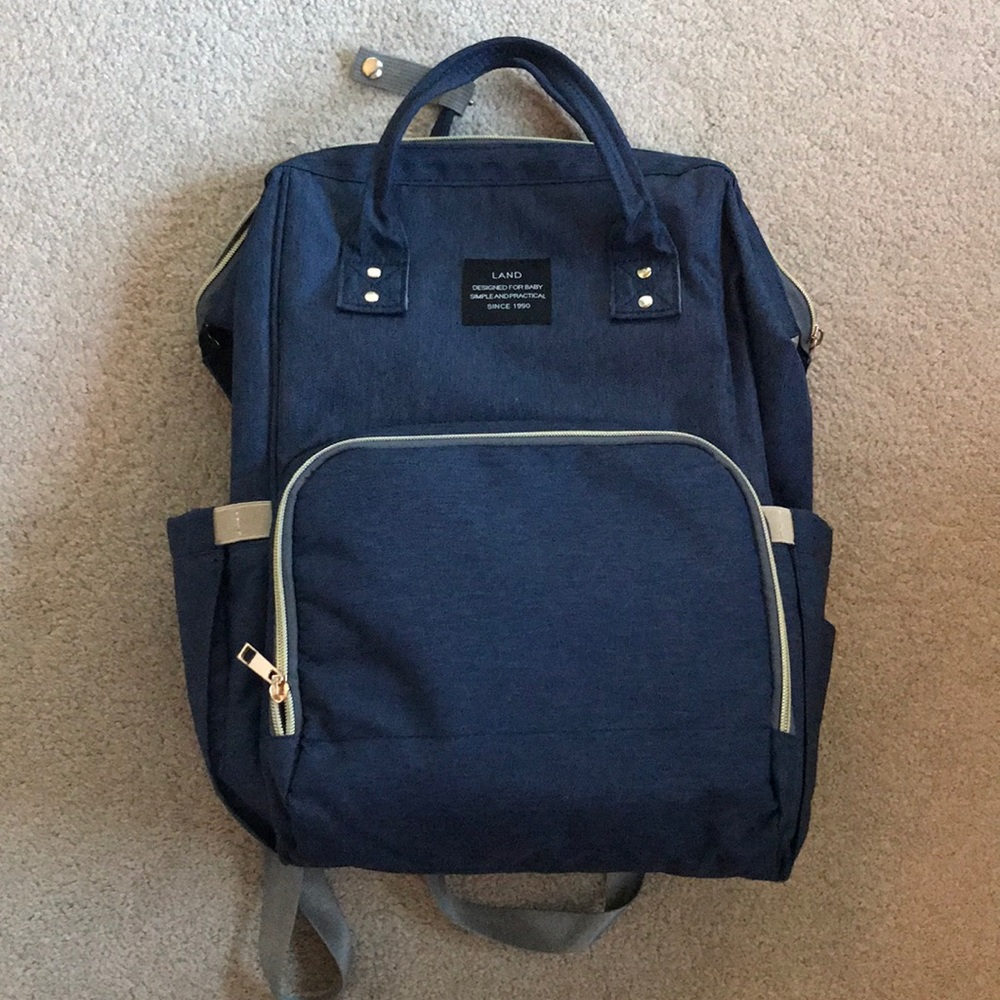 Blue Diaper Backpack